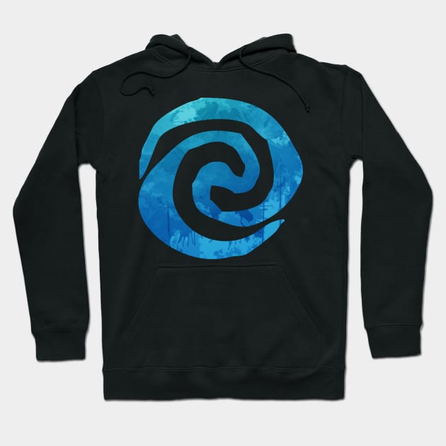 Swirl Inspired Silhouette Hoodie by InspiredShadows